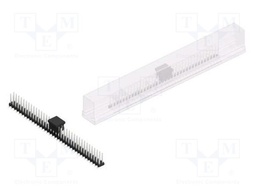 Connector: pin strips; pin header; male; PIN: 72; 2mm; SMT; 2x36