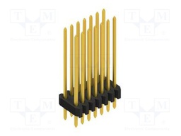 Connector: pin strips; pin header; male; PIN: 14; 1.27mm; THT; 2x7