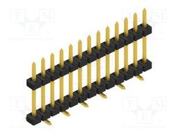 Connector: pin strips; pin header; male; PIN: 13; 2mm; SMT; 1x13