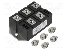 Bridge rectifier: three-phase; Urmax: 1.6kV; If: 130A; Ifsm: 1.2kA