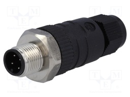 Plug; M12; PIN: 4; male; A code-DeviceNet / CANopen; for cable