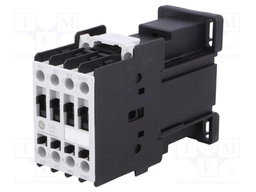 Contactor: 3-pole; NO x3; Auxiliary contacts: NC; 24VDC; 18A; CL