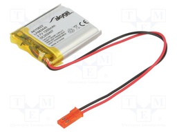 Re-battery: Li-Po; 3.7V; 1200mAh; cables,JST SYP-02T-1 socket