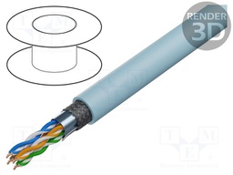 Wire; SF/UTP; industrial Ethernet,outdoor; 5e; solid; Cu; PVC
