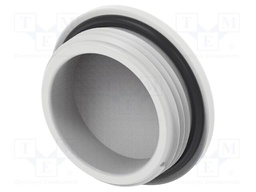 Stopper; polyamide; light grey; IP68; Entrelec; Gland: PG21; 8mm