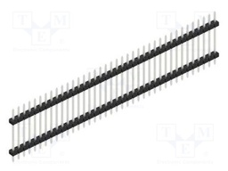 Connector: pin strips; pin header; male; PIN: 38; 2mm; THT; 1x38
