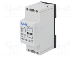 Transformer: bell; 18VA; 230VAC; 8V; 12V; Leads: terminal block