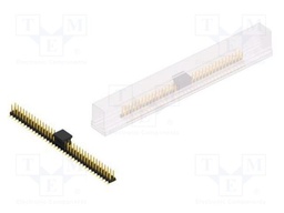 Connector: pin strips; pin header; male; PIN: 72; 2mm; SMT; 2x36