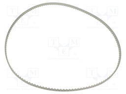 Timing belt; T5; W: 6mm; H: 2.2mm; Lw: 725mm; Tooth height: 1.2mm