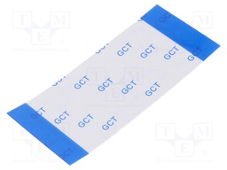 FFC cable; Cores: 40; Cable ph: 0.5mm; contacts on the same side