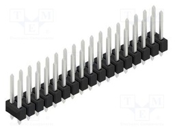 Connector: pin strips; pin header; male; PIN: 34; 2.54mm; THT; 2x17