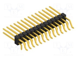 Connector: pin strips; pin header; male; PIN: 28; 2.54mm; SMT,THT