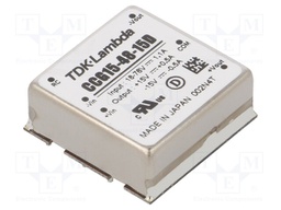 Converter: DC/DC; 15W; Uin: 18÷76V; Uout: 15VDC; Uout2: -15VDC; 20g