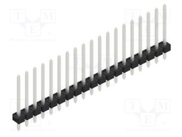 Connector: pin strips; pin header; male; PIN: 19; 2.54mm; THT; 1x19
