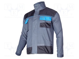 Sweatshirt; Size: XXXL; grey-blue; multi use; 190g/m2