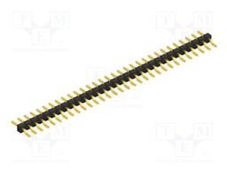 Connector: pin strips; pin header; male; PIN: 31; 2.54mm; SMT; 1x31