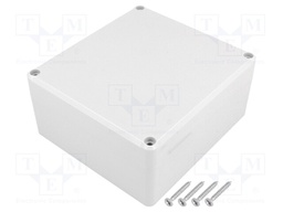 Enclosure: multipurpose; X: 115mm; Y: 125mm; Z: 58mm; ABS; grey; IP65