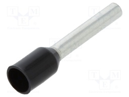 Tip: bootlace ferrule; insulated; copper; 1.5mm2; 12mm; tinned