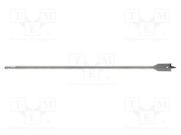 Drill bit; for wood,feather; Ø: 14mm; L: 400mm; steel CV; blister