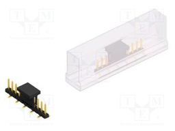 Connector: pin strips; pin header; male; PIN: 11; 2mm; SMT; 1x11