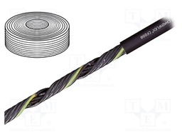 Wire: control cable; chainflex® CF880; 2x0,5mm; PVC; black; Cu