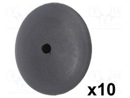 Wheel guard clip; 10pcs; Renault; OEM: 7703077225; L: 25mm; black