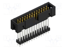 Connector: pin strips; pin header; male; PIN: 26; 2.54mm; THT; 2x13