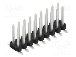 Connector: pin strips; pin header; male; PIN: 18; 2mm; SMT; 2x9; 100V