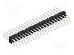Connector: pin strips; pin header; male; PIN: 42; 2.54mm; SMT,THT