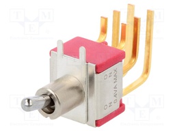 Switch: toggle; Pos: 2; DPDT; ON-ON; 5A/120VAC; 5A/28VDC; -30÷85°C