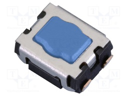 Microswitch TACT; SPST; Pos: 2; 0.05A/12VDC; SMT; none; 3.43N; 1.7mm