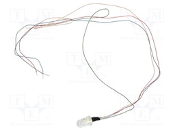LED; RGB; 5mm; 5800mcd; 14400mcd; 4000mcd; 30°; cathode