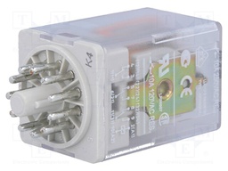 Relay: electromagnetic; 3PDT; Ucoil: 24VAC; 10A/250VAC; 10A/24VDC