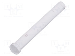 Fibre for LED; round; Ø3.8mm; Front: flat; straight; UL94V-2