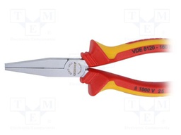 Pliers; insulated; 170mm; steel