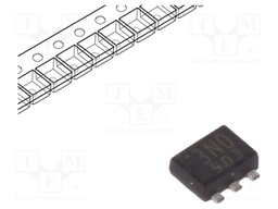 IC: voltage regulator; LDO,linear,fixed; 3V; 0.2A; SOT553; SMD