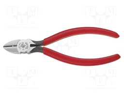 Pliers; side,cutting; handles with plastic grips; 156mm