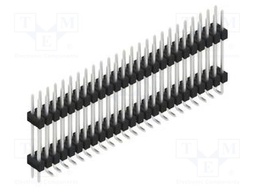 Connector: pin strips; pin header; male; PIN: 50; 2.54mm; SMT; 2x25