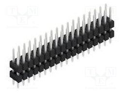 Connector: pin strips; pin header; male; PIN: 36; 2.54mm; THT; 2x18