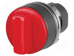Switch: rotary; 22mm; Stabl.pos: 2; red; IP65; prominent; 46; Pos: 2