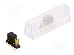 Connector: pin strips; pin header; male; PIN: 14; 2.54mm; SMT; 2x7