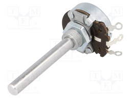 Potentiometer: shaft; single turn; 250Ω; 4W; ±10%; 6mm; wirewound
