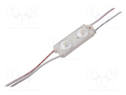 LED; white neutral; 4000K; 116lm; 175°; No.of diodes: 2; 11x16x50mm