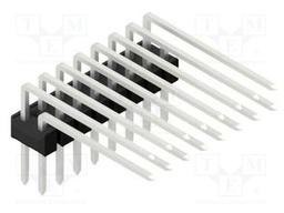 Connector: pin strips; pin header; male; PIN: 16; 2.54mm; THT; 2x8