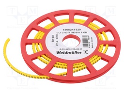 Markers for cables and wires; 1.3÷3mm; PVC; -30÷80°C; leaded