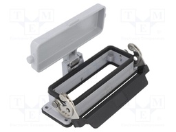 Enclosure: for HDC connectors; C-TYPE; size 104.27; with cover