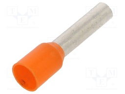 Tip: bootlace ferrule; 4mm2; crimped; for cable; insulated; tinned