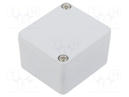 Enclosure: multipurpose; X: 45mm; Y: 50mm; Z: 30mm; S-8100; aluminium