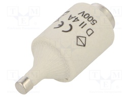 Fuse: fuse; gG,quick blow; 4A; 500VAC; DII