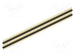 Connector: pin strips; pin header; male; PIN: 49; 2mm; THT; 1x49